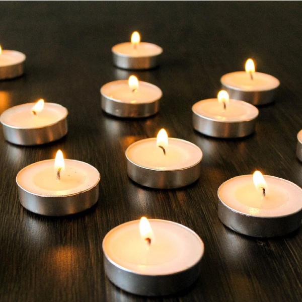 Kit 50 Velas Fondue Rechaud Jantar Suporte Aluminio 1,7cm - Freecom Imagem de Kit 50 Velas Fondue Rechaud Jantar Suporte Aluminio 1,7cm