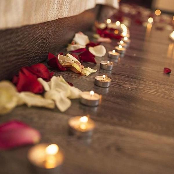 Imagem de Kit 50 Velas Rechaud Decoração Casamento Suporte Alumínio