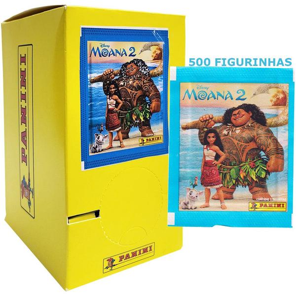 Imagem de Kit 500 Figurinhas Disney Moana 2 Oficial Walt Disney 