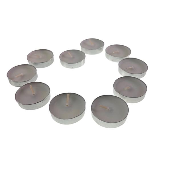 Imagem de Kit 500 Mini Vela Rechaud Parafina C/Suporte Tea Light Decorativa Branca