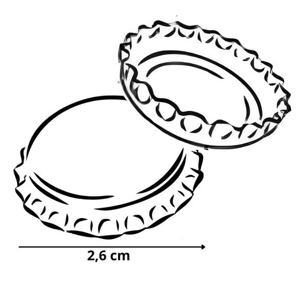 Imagem de Kit 500 Tampas Tampinhas TWIST OFF para Garrafa Engarrafamento Cerveja Vinho Kombucha Suco Artesanal