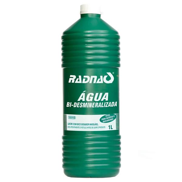 Imagem de Kit 5L Água Desmineralizada Radnaq Ideal Para Baterias e Radiadores Uso Industrial