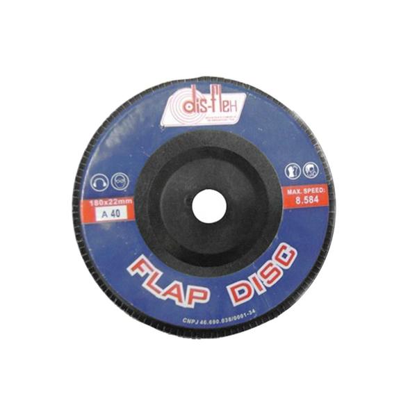 Imagem de Kit 5PÇ Disco Flap 7 X7/8 Gr60 - Dis-Flex