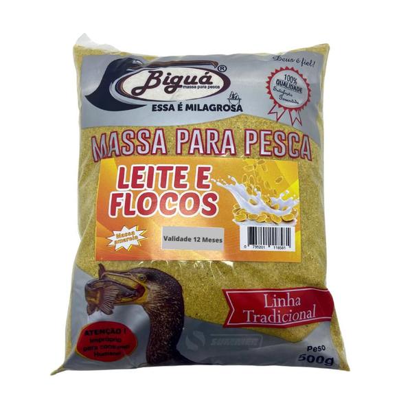 Imagem de Kit 5pçs Massa Para Pesca 500g Diversos Sabores Bigua