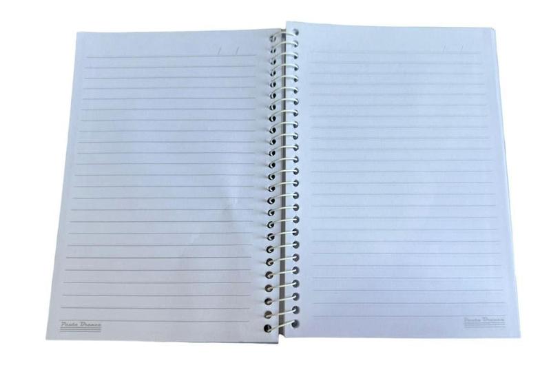 Imagem de Kit 5Un Caderno Escolar 1/4 Capa Dura Sortida Com 200 Folhas