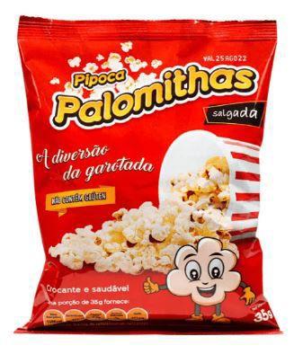 Imagem de Kit 5un Pipoca Pronta Salgada Palomithas 35 gramas