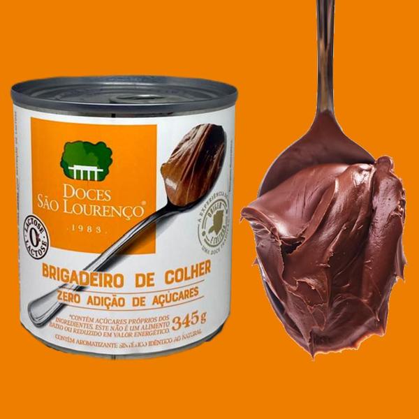 Imagem de Kit 5Und Brigadeiro De Colher Zero Lactose Sao Lourenco 345G