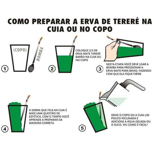 Kit 5X Erva Mate Tereré Trot'S Premium 500G Supreme Fitx Imagem de Kit 5X Erva Mate Tereré Trot'S Premium 500G Supreme Fitx