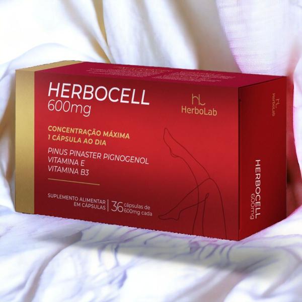 Imagem de Kit 5x HERBOCELL PINHO MARÍTIMO 36 CPS 600MG - HERBOLAB C