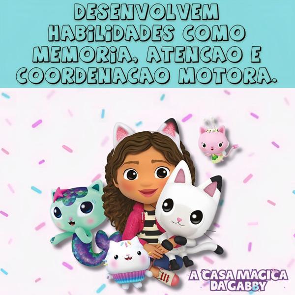 Imagem de Kit 5x Jogos Educativos Casa da Gabby - Mimo Toys