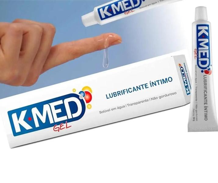 Imagem de Kit 5x Lubrificante Íntimo K-med Gel 50g Discreto