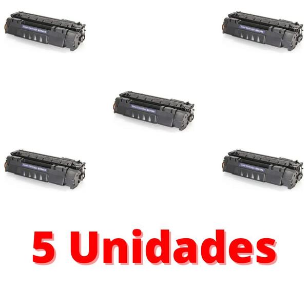 Imagem de Kit 5x Toner Compatível Q5949a 49a  1160 1320 3390 I 2.5K