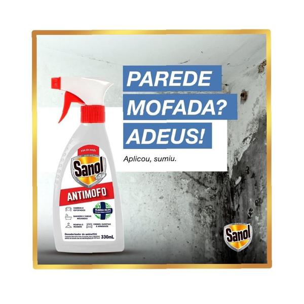 Imagem de Kit 6 A7 Anti-Mofo Sanol Desodorizado de Ambiente 330ml