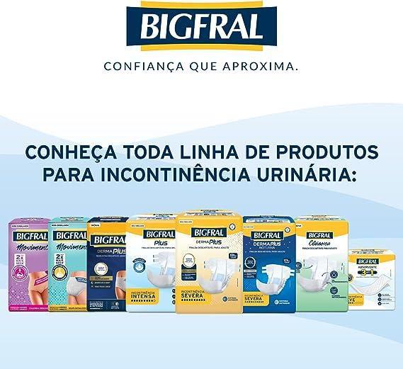 Imagem de Kit 6 Absorventes Geriátricos Bigfral Regular Plus 20un cada