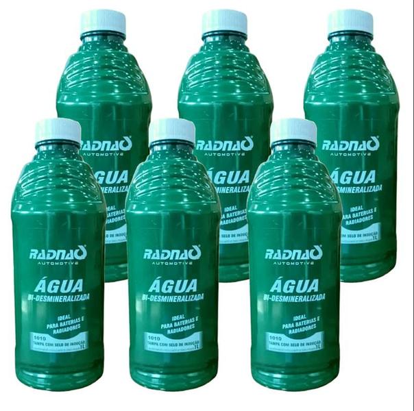 Kit 6 Águas Desmineralizada Para Radiadores E Bateria RADNAQ Imagem de Kit 6 Águas Desmineralizada Para Radiadores E Bateria RADNAQ