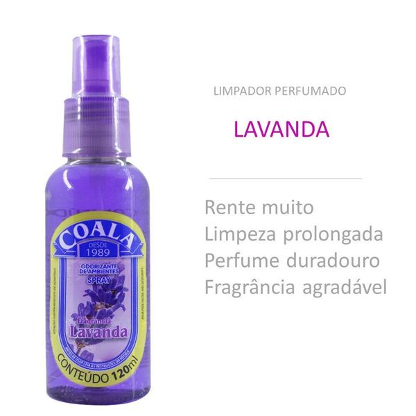 Imagem de Kit 6 Aromatizante Odorizante Perfumado de Ambientes Home Spray Lavanda Coala 120ml