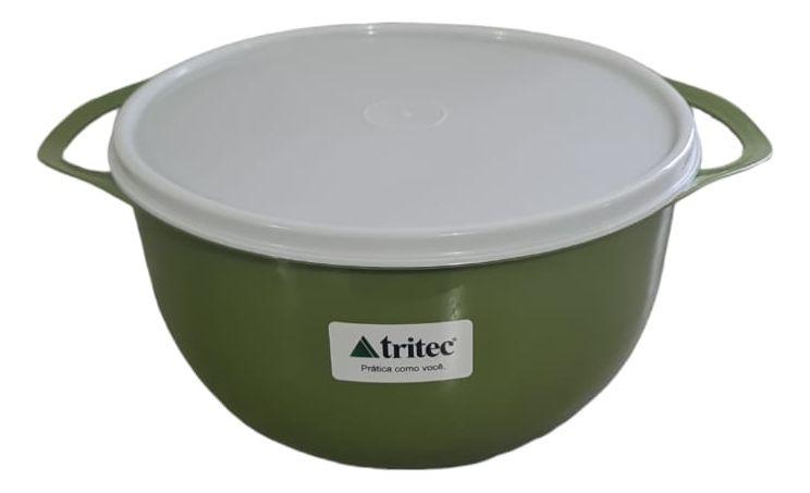 Kit 6 Bacias C/ Tampa Multiuso Armazena Alimentos Tritec Imagem de Kit 6 Bacias C/ Tampa Multiuso Armazena Alimentos Tritec