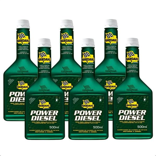 Imagem de Kit 6 Bardahl Power Diesel (12X500 Ml)