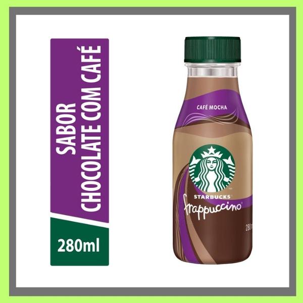 Kit 6 Bebidas Láctea Starbucks Frappuccino Café Mocha 280ml - Nestlé Imagem de Kit 6 Bebidas Láctea Starbucks Frappuccino Café Mocha 280ml