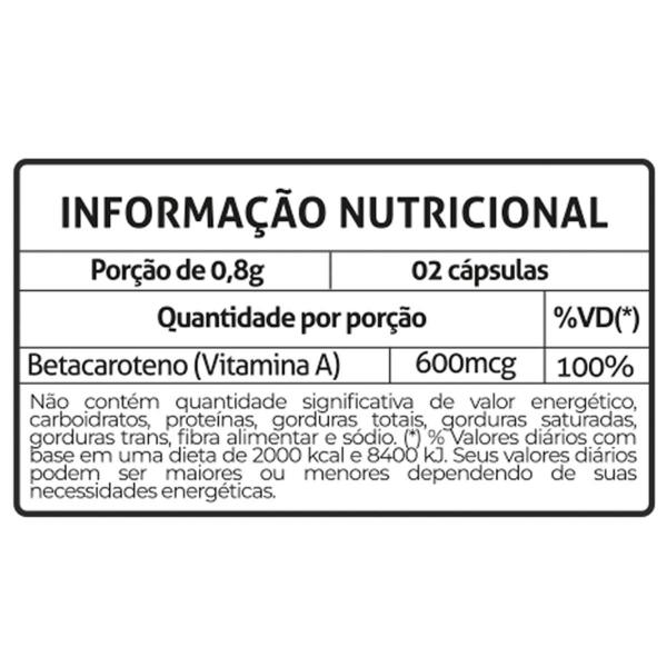 Imagem de Kit 6 Beta Caroteno 400Mg 60 Cápsulas Fitoprime