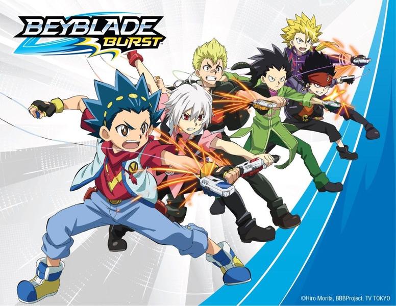 Imagem de Kit 6 Beyblade Burst C/lançador Rantaro, Daigo, Shu E Outros