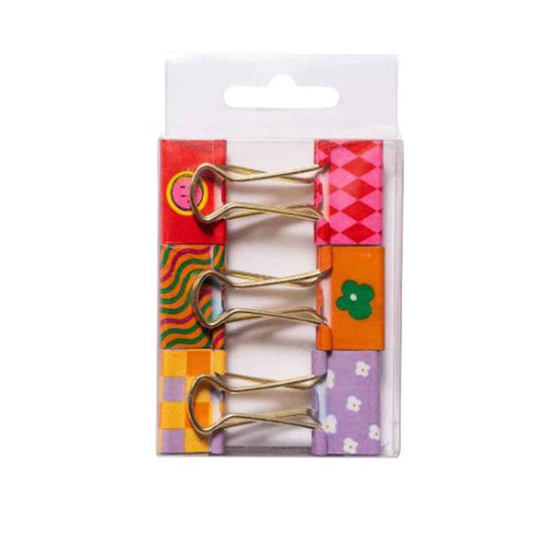 Imagem de Kit 6 Binder Clips Positive Vibes