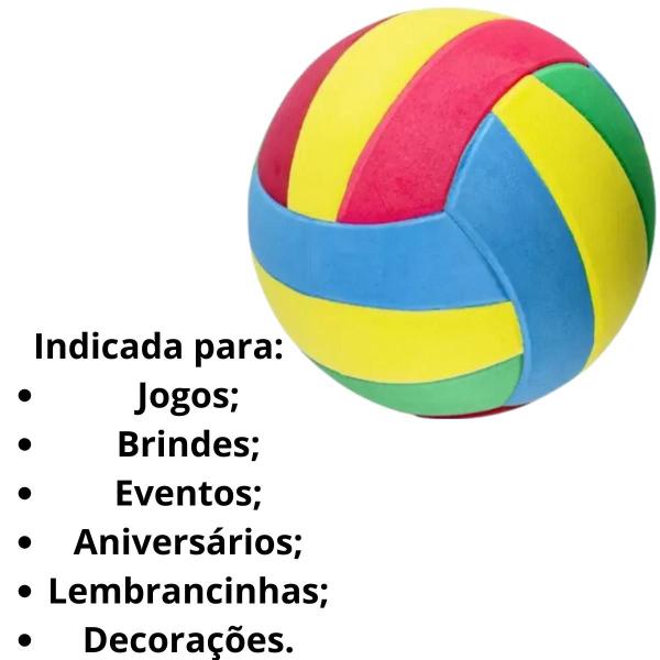 Imagem de Kit 6 Bolas Futebol e 6 Bolas Volley Ball EVA - Praia Quadra