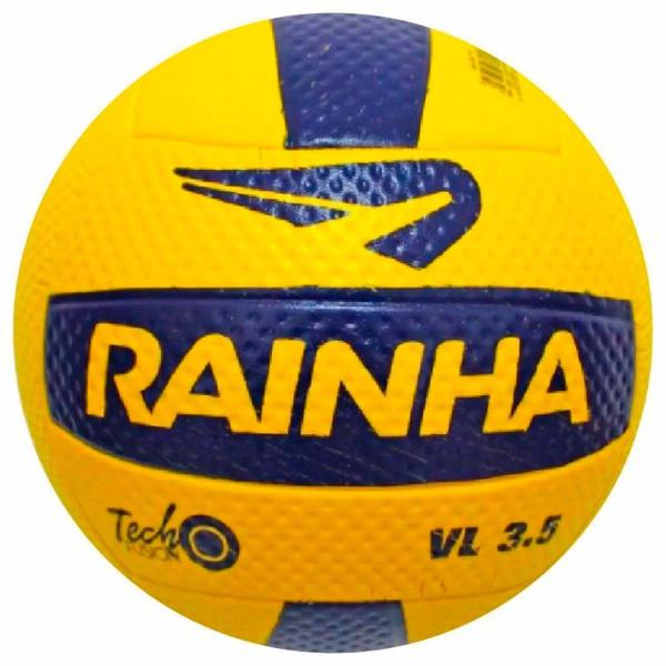 Imagem de Kit 6 Bolas Vôlei 3.5 Original Rainha Profissional Oficial - Azul e Amarelo