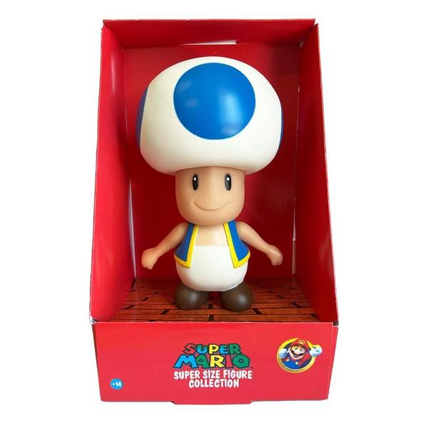 Imagem de Kit 6 Bonecos Reino Toad Super Mario Bros Articulado Filme