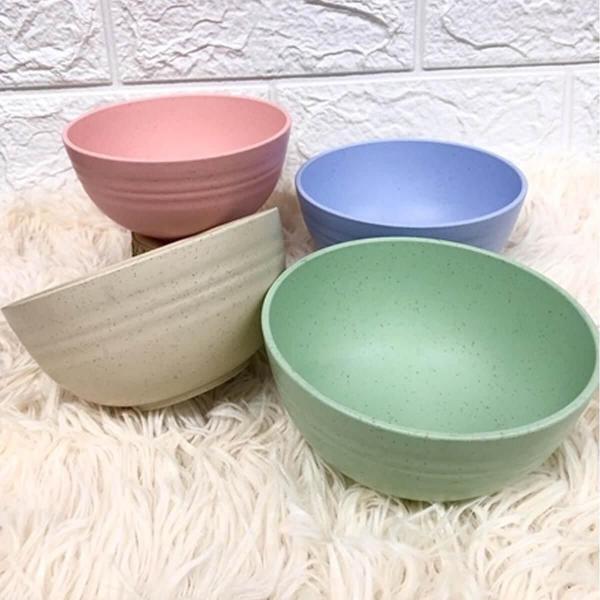 Imagem de Kit 6 Bowls Tigela de Bambu Lyor Sortidos 400ml Lines 13x7cm Cereais Caldos