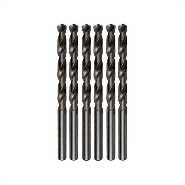 Imagem de Kit 6 Brocas Paralelas De Aço Rápido Hss 5,0Mm