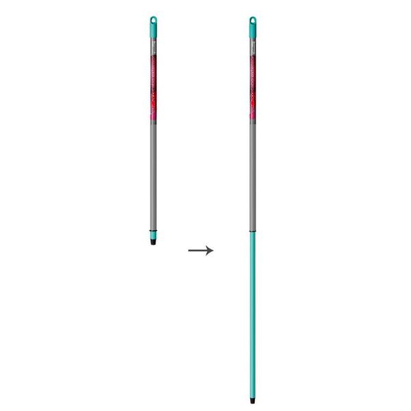 Kit 6 Cabo Longo Extensor Até 1,6 Metros Vassouras Rodos Mop - Noviça Imagem de Kit 6 Cabo Longo Extensor Até 1,6 Metros Vassouras Rodos Mop