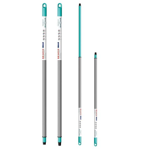 Kit 6 Cabo Longo Extensor Até 1,6 Metros Vassouras Rodos Mop - Noviça Imagem de Kit 6 Cabo Longo Extensor Até 1,6 Metros Vassouras Rodos Mop