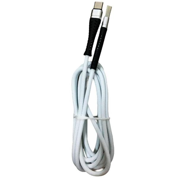 Imagem de Kit 6 Cabo Usb Tipo C Com 2 Metros Branco Cbo-5672 Inova