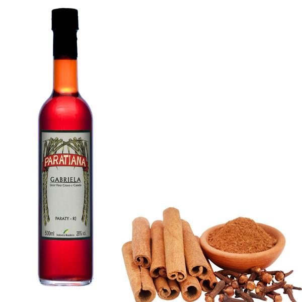 Imagem de Kit 6 Cachaças Gabriela Paratiana 500 ml Licor Tradicional com Sabor de Especiarias