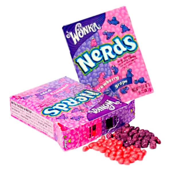 Imagem de Kit 6 Caixas Bala U.S.A. Nerds Grape Strawberry 46,7G