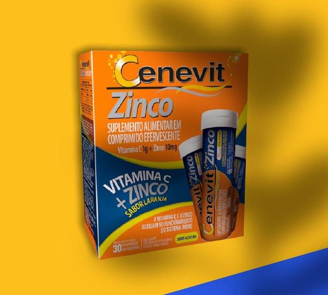 Imagem de Kit 6 caixas Cenevit Zinco 1g 30 Comprimidos Efervescentes - Legrand