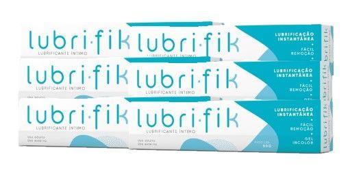 Imagem de Kit 6 Caixas Lubrificante Intimo Lubrifik 50g - Cimed