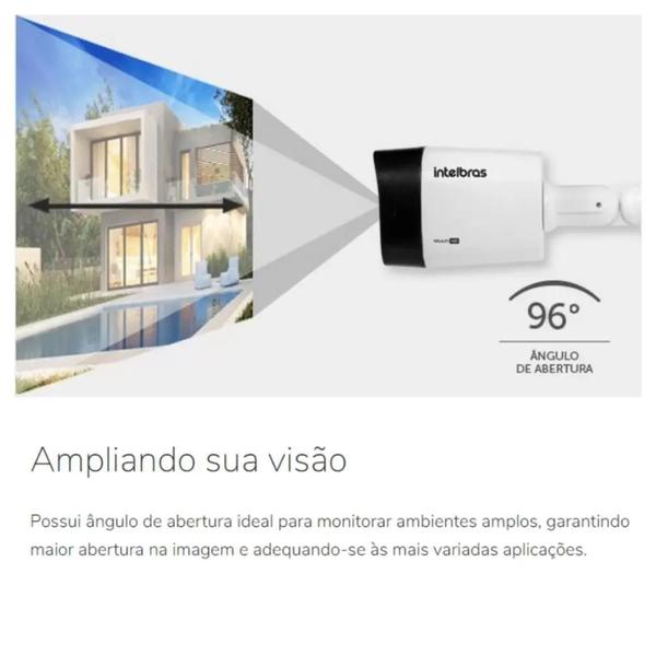 Imagem de Kit 6 Câmeras Intelbras Multi Hd 1120b Dvr 8 Canais Com Hd