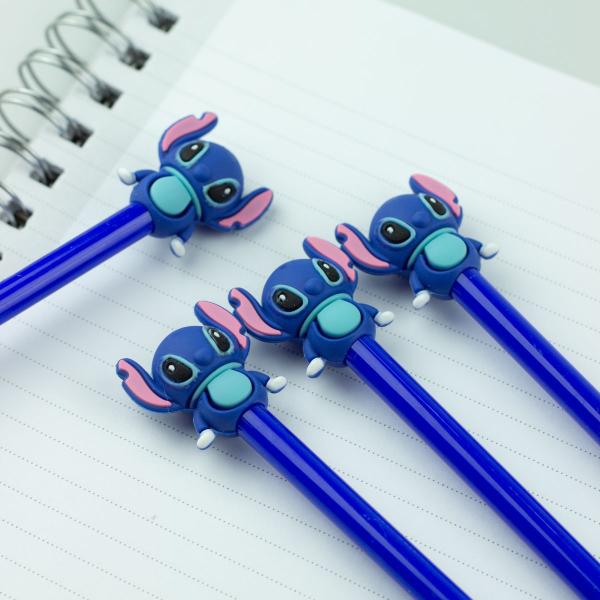Kit 6 Caneta gel Fofa ponta fina criativa do stitch Kawaii - PITILI Imagem de Kit 6 Caneta gel Fofa ponta fina criativa do stitch Kawaii