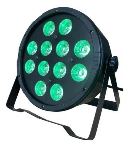 Imagem de Kit 6 Canhao 12 Leds 18w Rgbwa Strobo + Mesa Dmx C/cabos 2m