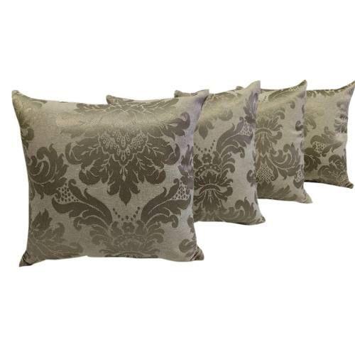 Imagem de - Kit 6 Capas Almofadas Jacquard Arabesco Medalhao Fendi 45cm