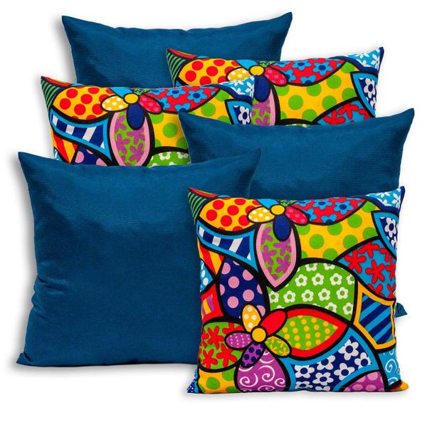 Kit 6 Capas de Almofada 40x40cm Zíper Gorgurinho - Bem Me Quer Enxovais Imagem de Kit 6 Capas de Almofada 40x40cm Zíper Gorgurinho