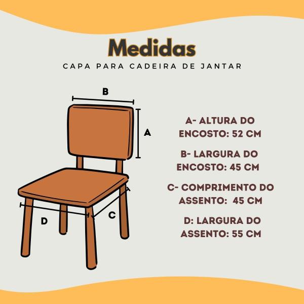 Imagem de Kit 6 Capas De Cadeira De Jantar Estampada Malha Gel Coladinha Premium Super Reforçada