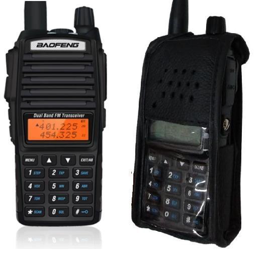 Imagem de Kit 6 Capas Em Couro Para Rádio Comunicador Baofeng Uv-82