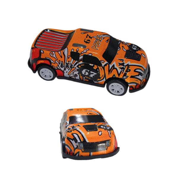 Imagem de Kit 6 Carrinhos Brinquedo 2 Lançadores Cone Miniatura Speed