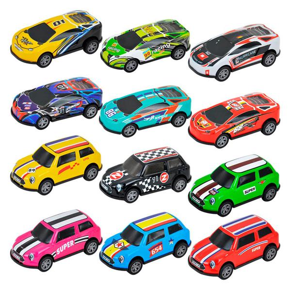 Imagem de Kit 6 Carrinhos De Ferro Miniatura Com Fricção Dm Collection - Dm Toys