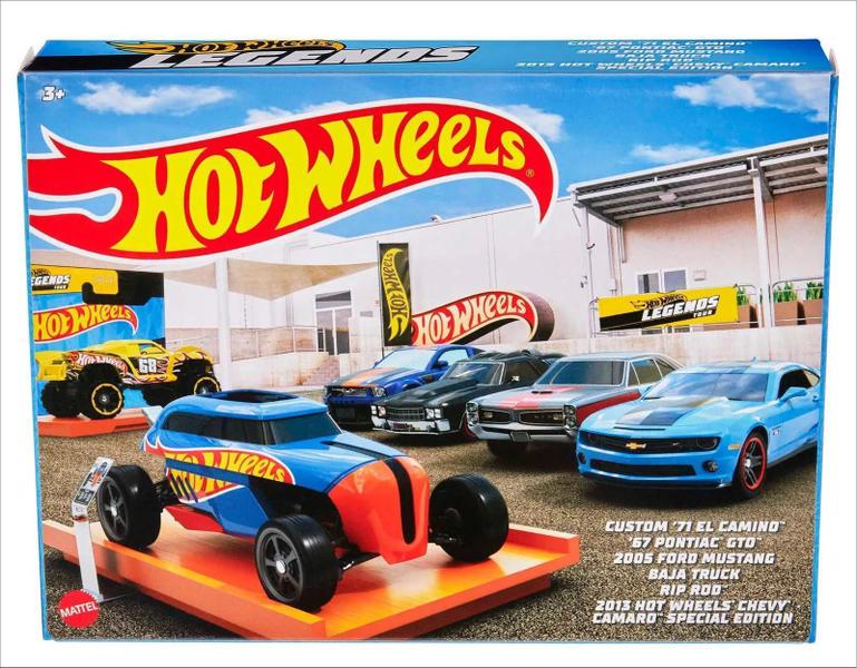 Imagem de Kit 6 Carros Hot Wheels Legends Colecionável 1:64 Mattel