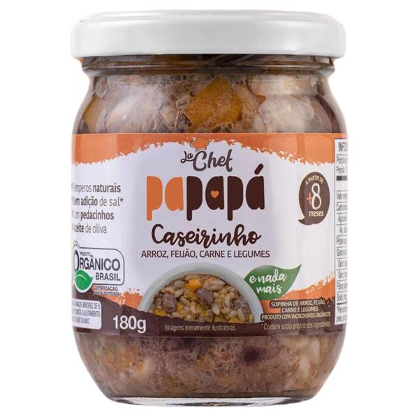 Kit 6 Caseirinho Orgânico Papapá Arroz Feijao Carne Leg 180G Imagem de Kit 6 Caseirinho Orgânico Papapá Arroz Feijao Carne Leg 180G