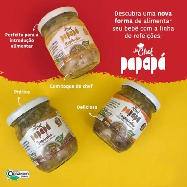 Kit 6 Caseirinho Orgânico Papapá Arroz Feijao Carne Leg 180G Imagem de Kit 6 Caseirinho Orgânico Papapá Arroz Feijao Carne Leg 180G